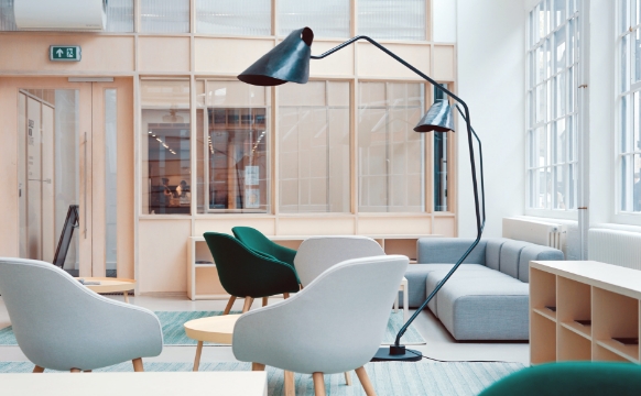 オフィスのフロント